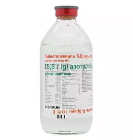 Аміноплазмаль Е розчин 10% по 500 мл у флаконі 10 шт.