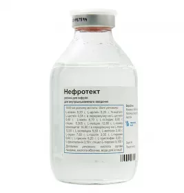 Нефротект розчин для інфузій по 250 мл 10 шт. у флаконі 1 шт.