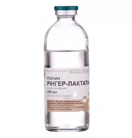Рингер-лактатный раствор для инфузий по 200 мл в бутылке - Юрия-Фарм