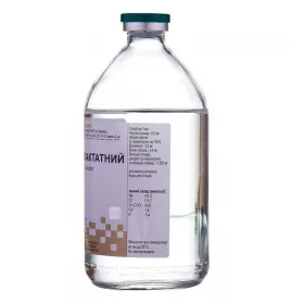 Рінгер-лактатний розчин для інфузій по 400 мл у пляшці - Юрія-фарм