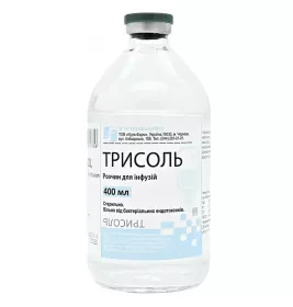 Трисоль розчин для інфузій по 400 мл у пляшці - Юрія-Фарм