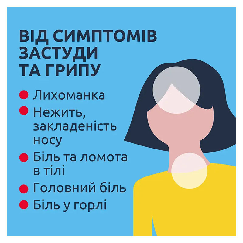 Нурофен Колд Флю таблетки 200 мг/5 мг 12 шт.