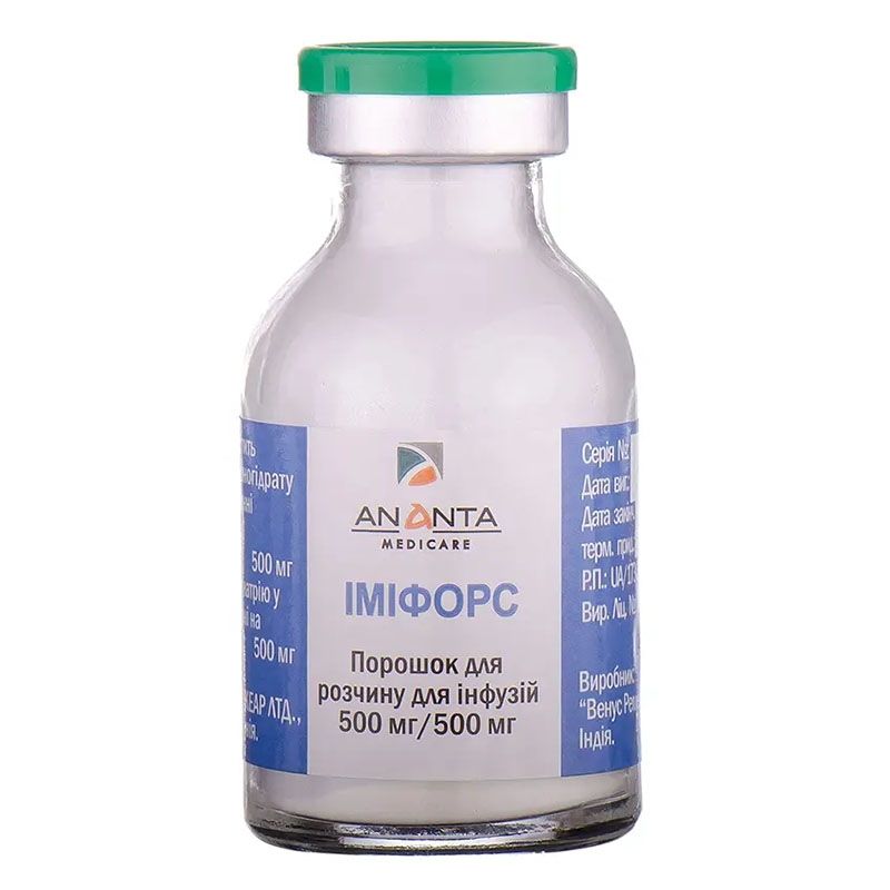 Имифорс порошок по 500 мг/500 мг во флаконе 1 шт.