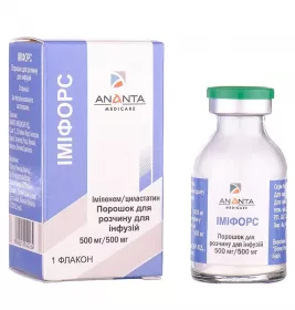 Іміфорс порошок по 500 мг/500 мг у флаконі 1 шт.
