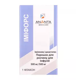 Іміфорс порошок по 500 мг/500 мг у флаконі 1 шт.