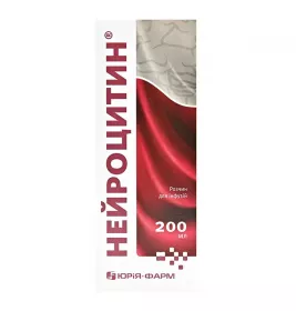 Нейроцитин розчин для інфузій по 200 мл у пляшці - Юрія-фарм
