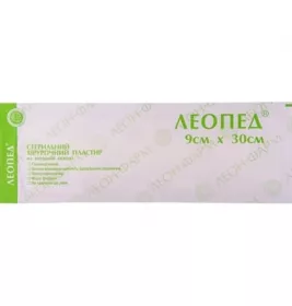 Лейкопластир ЛЕОПЕД стер.пов'язка 9смх30см №1 (25шт. в уп)