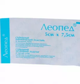 Лейкопластир ЛЕОПЕД прозр.стер.пов'язка 5смх7,5см №1 (50шт. в уп.)