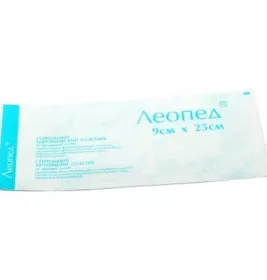 Лейкопластырь ЛЕОПЕД прозр.стер.повязка 9х25см №1 (25шт. в уп)