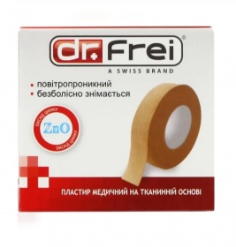 *Лейкопластир Dr.Frei медичний котушка ткана основа 1,25 см*5 м