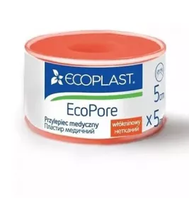 *Лейкопластир ECOPLAST ЕкоПор нетканий котушка 5см*5м