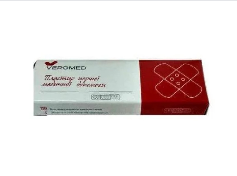 *Медичний пластир Veromed з тканини 2,5смх5м || Zhejiang Bangli Medical Products Co.,Ltd ,Китай