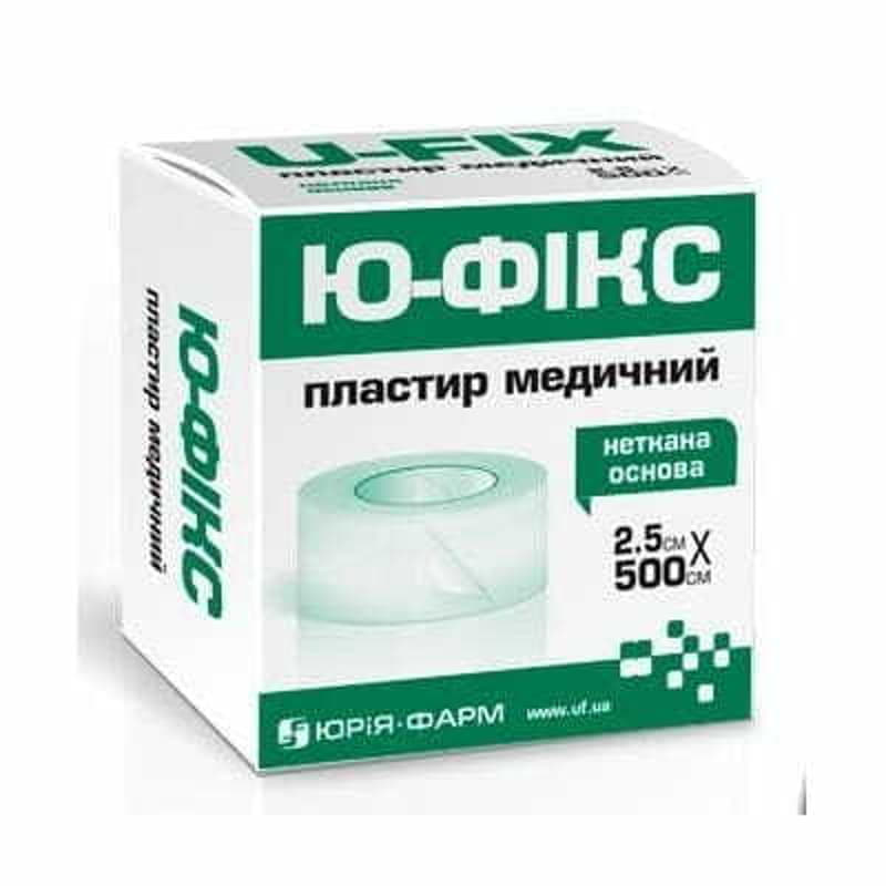 *Лейкопластырь Ю-ФИКС н/ткан. основа катушка 2,5см*500см №1 *Лейкопластырь Ю-ФИКС н/ткан. основа катушка 2,5см*500см №1