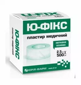 *Лейкопластырь Ю-ФИКС н/ткан. основа катушка 2,5см*500см №1