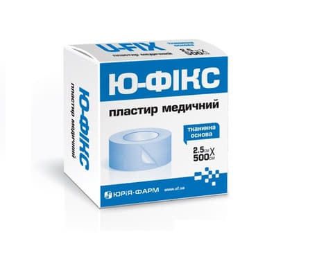 *Лейкопластырь Ю-ФИКС ткан. основа катушка 2,5см*500см №1 *Лейкопластырь Ю-ФИКС ткан. основа катушка 2,5см*500см №1