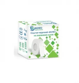 *Лейкопластир ВОЛЕС хлопк.основа 3смх5м