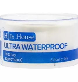 *Лейкопластрь H Dr.House Ватерпруф водостойкий 2,5смх5м