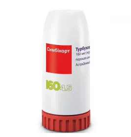 Симбікорт порошок 160 мкг/4,5 мкг по 60 доз в інгаляторі 1 шт.