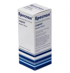 Эреспал сироп 200 мг/100 мл флакон 150 мл