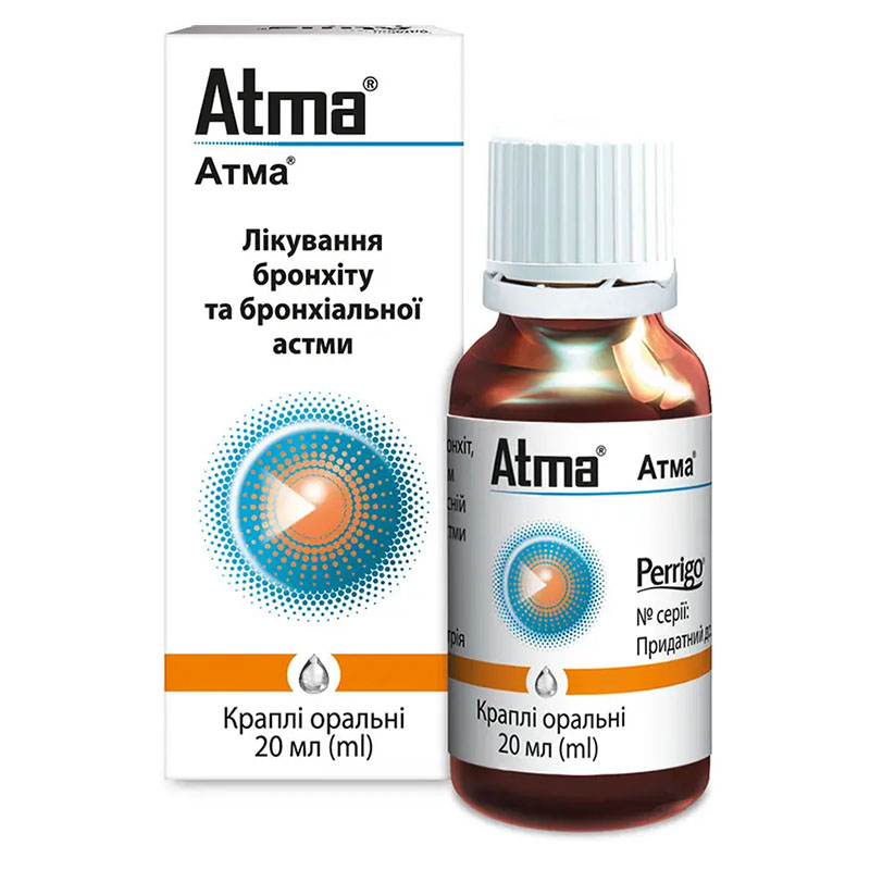 Атма капли по 20 мл во флаконе 1 шт.