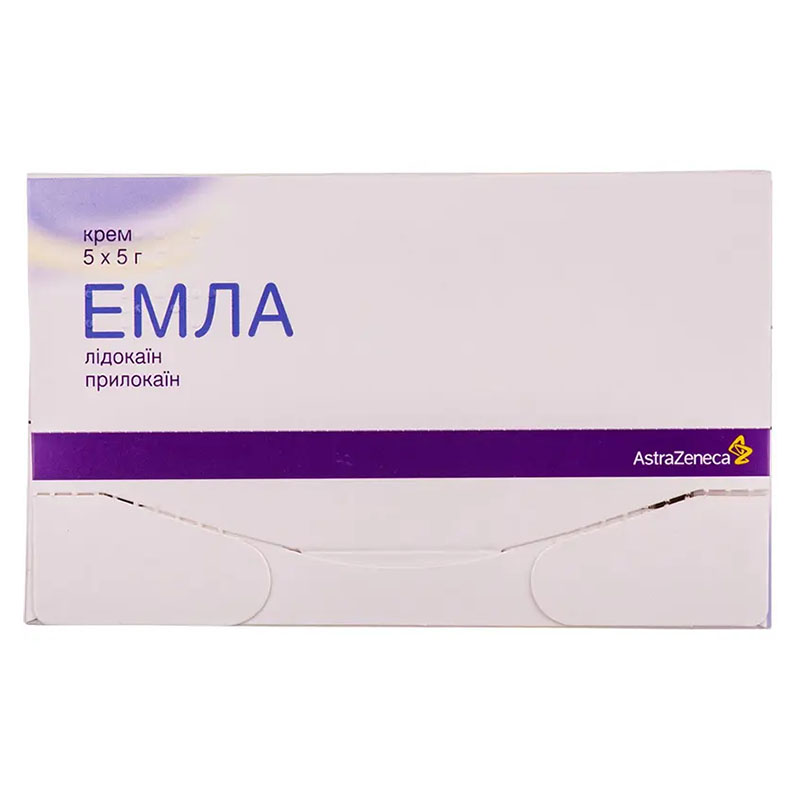 Емла крем 5% по 5 г у тубах 5 шт.