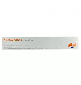 Катеджель з лідокаїном гель по 12.5 г у шприц-тубах 5 шт.