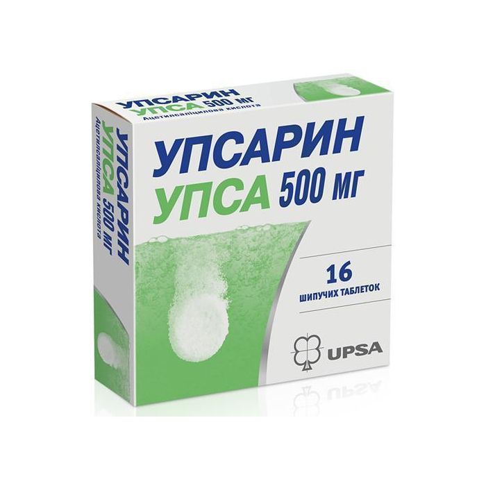 Аспирин таблетки 16 шт. - Упсарин Аспирин таблетки 16 шт. - Упсарин