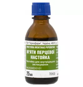 М'яти перцевої настойка 25 мл у флаконі