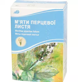 М'яти перцевого листя по 50 г у пачці - Лубнифарм