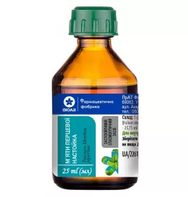 М'яти перцевої настойки по 25 мл у флаконі 1 шт. - Віола