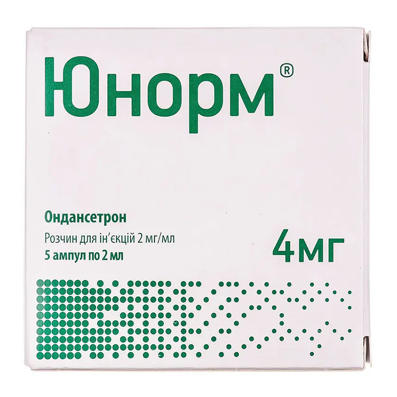 Юнорм розчин для ін'єкцій 2 мг/мл в ампулах по 2 мл 5 шт.
