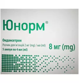 Юнорм розчин для ін'єкцій 2 мг/мл в ампулах по 4 мл 5 шт.