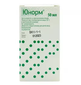 Юнорм сироп 4 мг/5 мл по 50 мл у флаконі 1 шт.