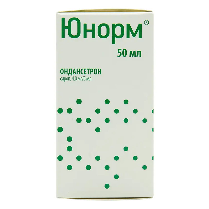 Юнорм сироп 4 мг/5 мл по 50 мл у флаконі 1 шт.
