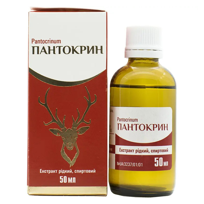 Пантокрин екстракт рідина по 50 мл у флаконі 1 шт. - Тернофарм