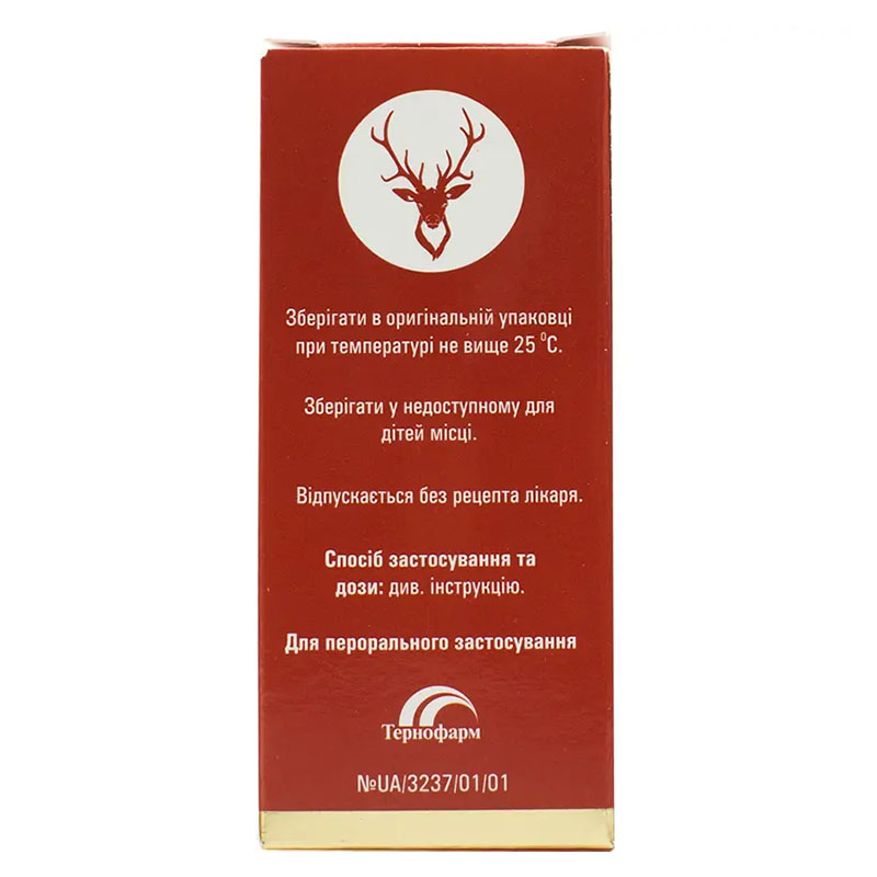 Пантокрин екстракт рідина по 50 мл у флаконі 1 шт. - Тернофарм
