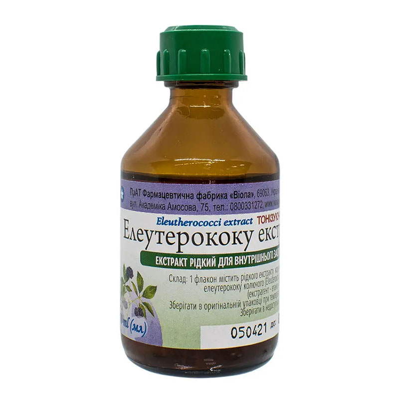 Елеутерококу екстракт рідина по 50 мл у флаконі 1 шт. - Віола