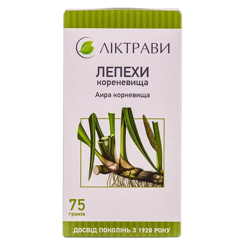 Лепехи кореневища по 75 г у пачці - Лектрави