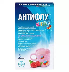 Антифлу Кідс порошок по 12 г у пакетиках 5 шт.