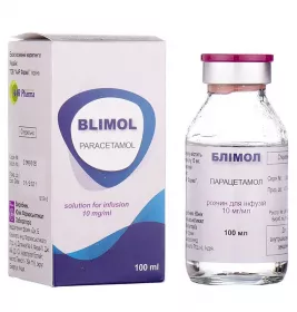 Блімол розчин для інфузій 10 мг/мл по 100 мл у флаконі