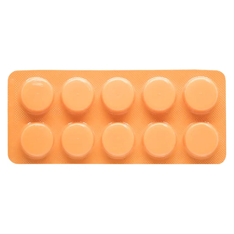 Вітамін С персик таблетки по 500 мг 10 шт. - КВЗ