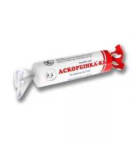 Аскорбінка-КВ таблетки по 25 мг №10