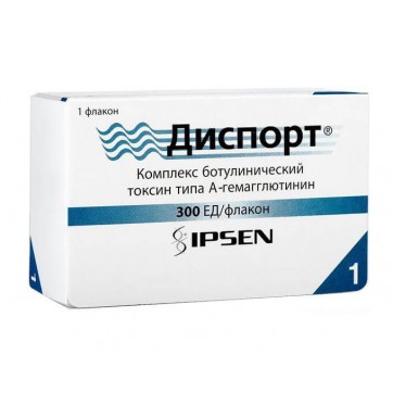 Диспорт пор. д/р-ра д/ин. 300ЕД флак. №1 Диспорт пор. д/р-ра д/ин. 300ЕД флак. №1