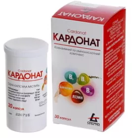 Кардонат капсули 30 шт. у контейнері