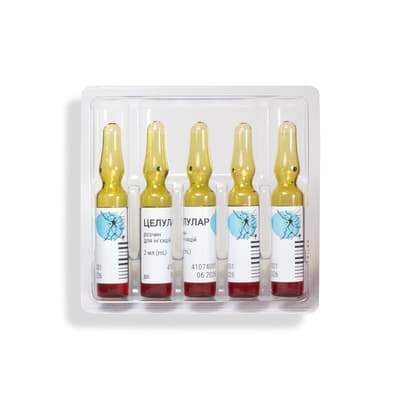 Целулар розчин для ін'єкцій у ампулах по 2 мл 5 шт.