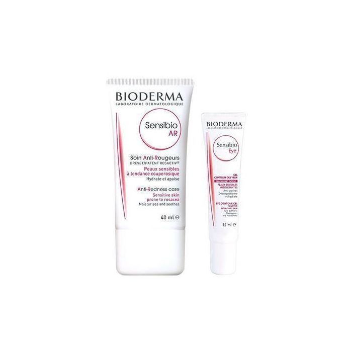 *Набір Bioderma Сансибио AR крем 40мл+Сансибио крем-гель для контура глаз 15мл