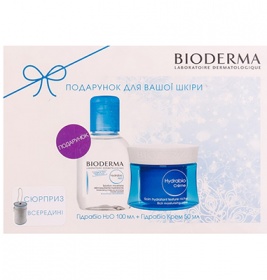 *Набір Bioderma Гидрабио крем 50мл+ Гидраабио Н2О 100мл
