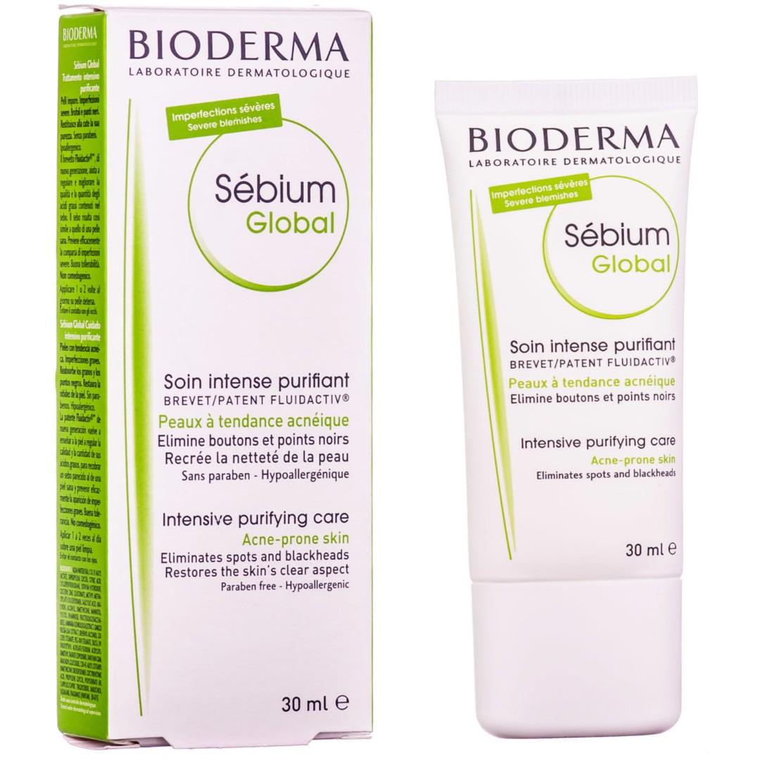 *Засіб Bioderma Себиом глобал для лица против черных точек 30мл
