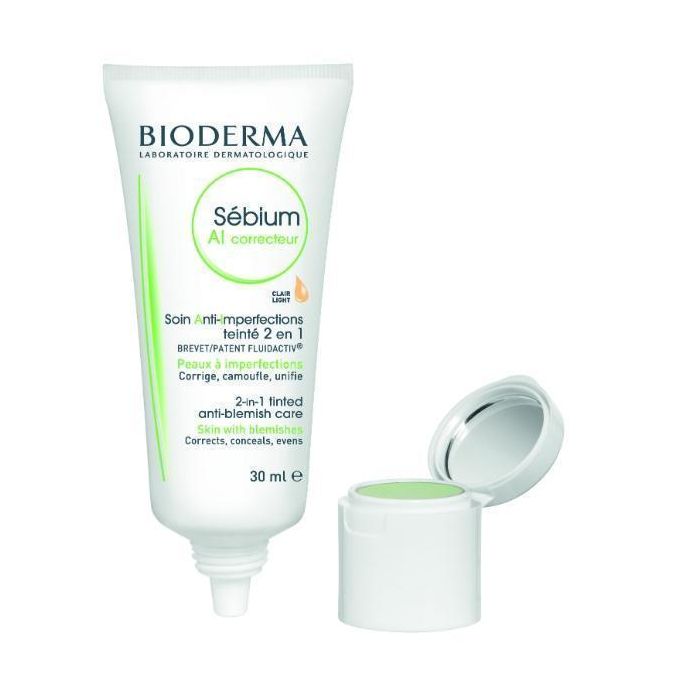 *Крем Bioderma для лица с тональным эффектом Себиом AI 30 мл