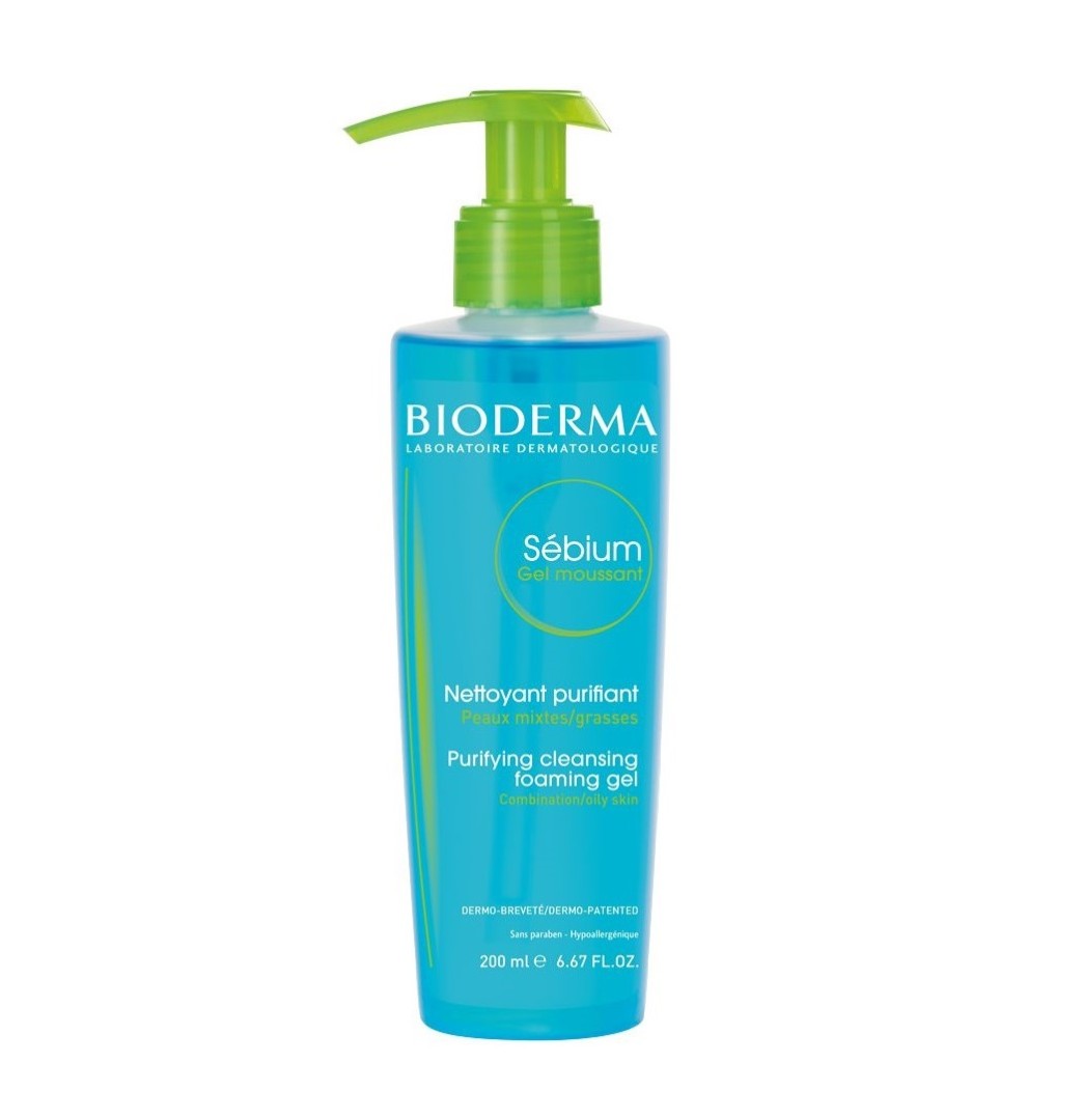 Гель Bioderma 28663I Себиом очищающий 200 мл Гель Bioderma 28663I Себиом очищающий 200 мл